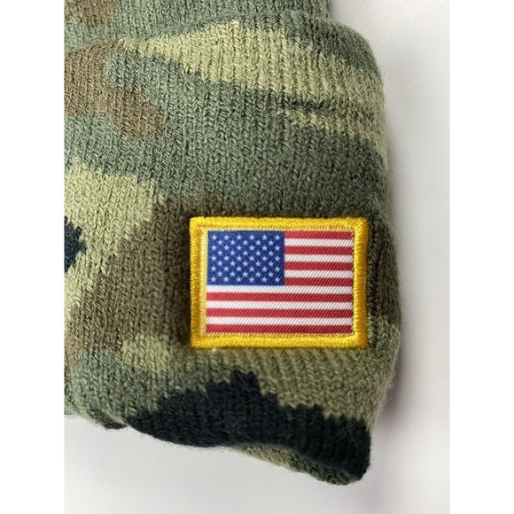 New NFL KC Kansas City Chiefs Beanie Hat and Gloves Set Salute to Service - Picture 5 of 5